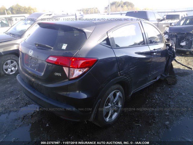 3CZRU5H53HM707072 - 2017 HONDA HR-V EX GRAY photo 4