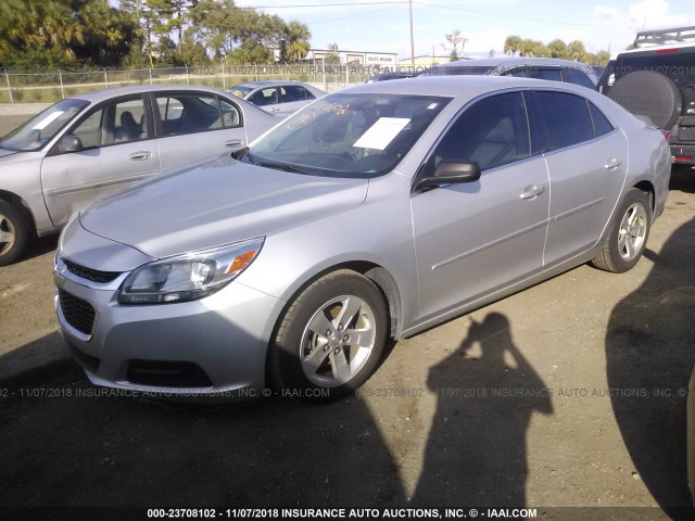 1G11B5SL9FF296105 - 2015 CHEVROLET MALIBU LS 银色 照片 2