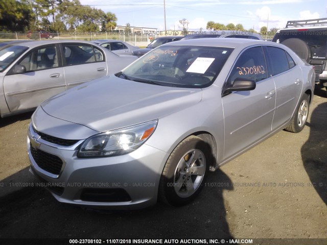 1G11B5SL9FF296105 - 2015 CHEVROLET MALIBU LS 银色 照片 6