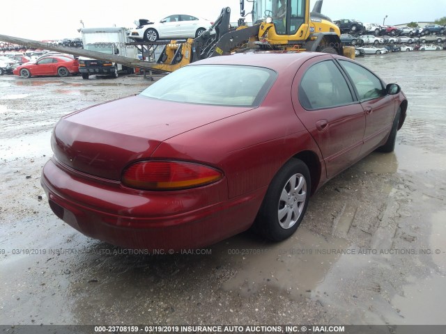 2C3HD46J4WH153634 - 1998 CHRYSLER CONCORDE LXI RED photo 4