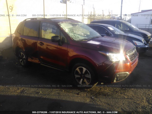 JF2SJABC6HH432674 - 2017 SUBARU FORESTER BURGUNDY photo 1