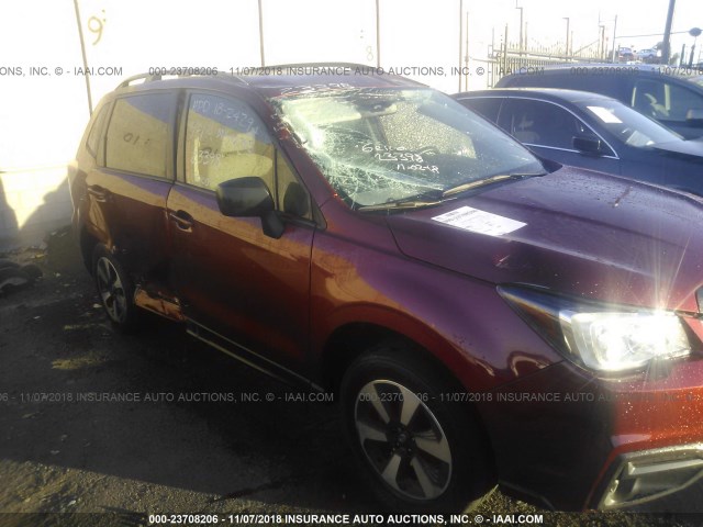 JF2SJABC6HH432674 - 2017 SUBARU FORESTER BURGUNDY photo 6