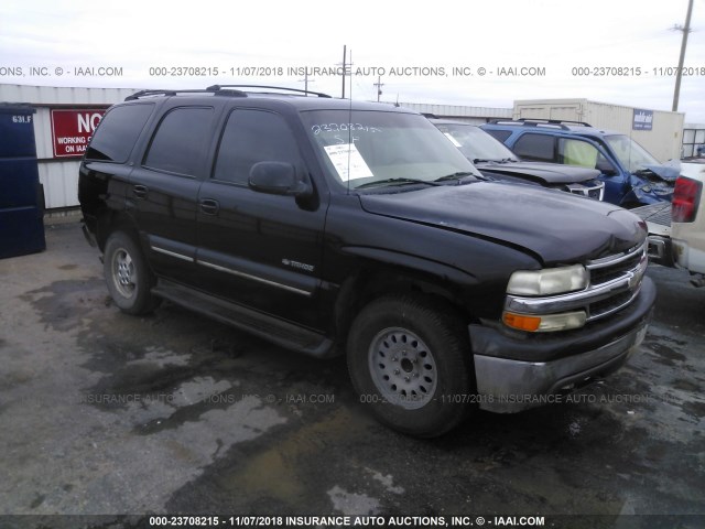 1GNEC13Z72R228774 - 2002 CHEVROLET TAHOE C1500 BLACK photo 1