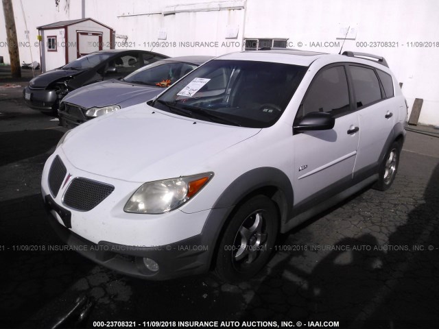 5Y2SM65876Z404464 - 2006 PONTIAC VIBE WHITE photo 2