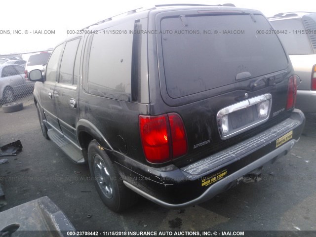5LMFU28R32LJ05798 - 2002 LINCOLN NAVIGATOR შავი ფოტო 3