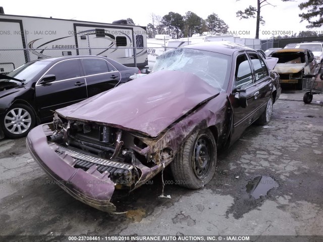 2FAFP71V68X125578 - 2008 FORD CROWN VICTORIA POLICE INTERCEPTOR BURGUNDY photo 2