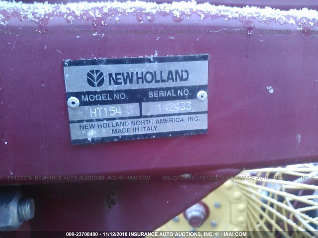 00000000000142433 - 2004 NEW HOLLAND OTHER  RED photo 9