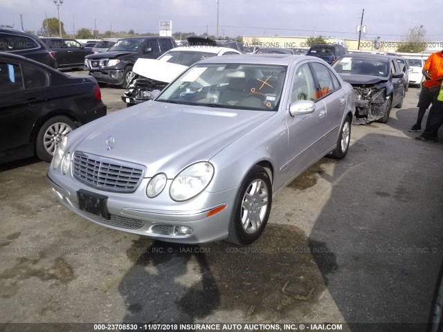 WDBUF56J86A757453 - 2006 MERCEDES-BENZ E 350 SILVER photo 2