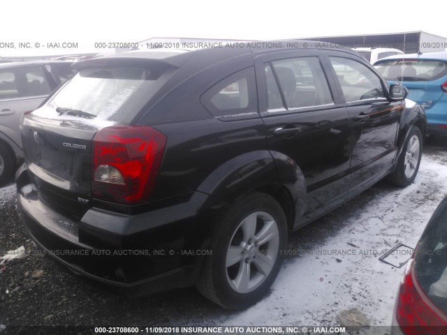 1B3CB4HAXAD665169 - 2010 DODGE CALIBER SXT BLACK photo 4