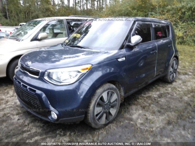 KNDJX3A56F7113530 - 2015 KIA SOUL ! BLUE photo 2