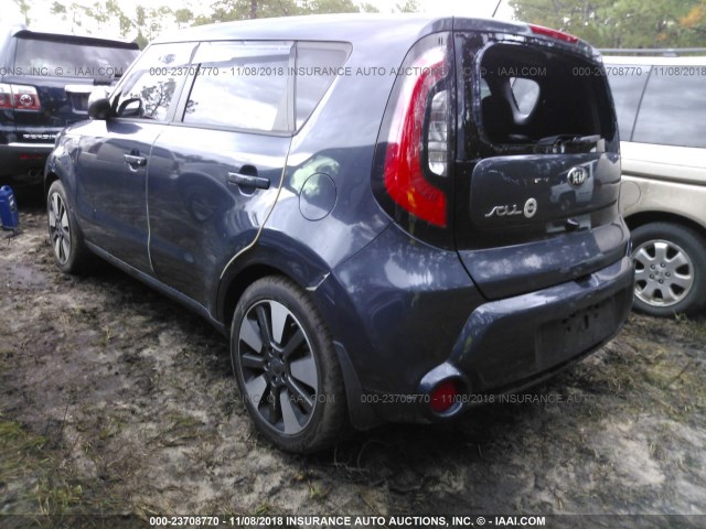 KNDJX3A56F7113530 - 2015 KIA SOUL ! BLUE photo 3