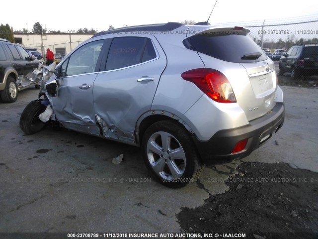 KL4CJESB1GB737528 - 2016 BUICK ENCORE GRAY photo 3