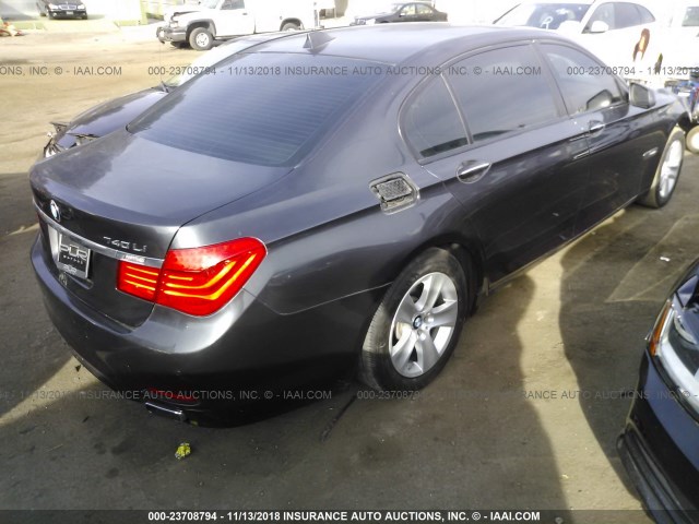 WBAKB4C53BC573961 - 2011 BMW 740 LI BLACK photo 4