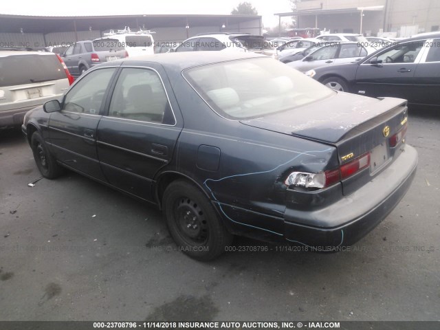 JT2BF22K0V0021240 - 1997 TOYOTA CAMRY LE/XLE BLUE photo 3
