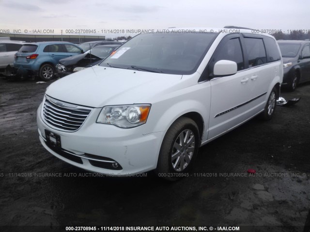 2C4RC1BG1GR289338 - 2016 CHRYSLER TOWN & COUNTRY TOURING WHITE photo 2