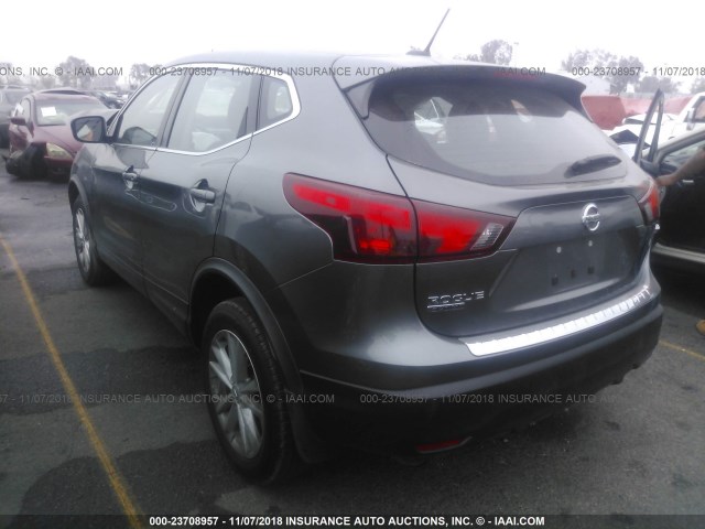 JN1BJ1CP0HW011547 - 2017 NISSAN ROGUE SPORT S/SV/SL GRAY photo 3