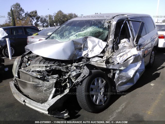 5FNRL38239B056048 - 2009 HONDA ODYSSEY LX SILVER photo 2