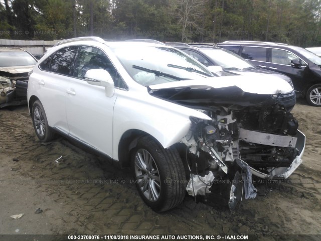 2T2BK1BA8DC203689 - 2013 LEXUS RX 350/BASE/F SPORT WHITE photo 1