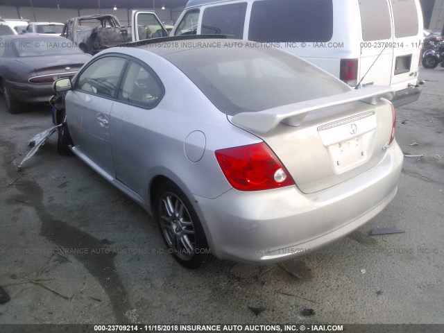JTKDE177170188753 - 2007 TOYOTA SCION TC Gümüş foto 3