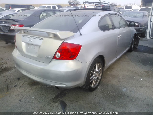 JTKDE177170188753 - 2007 TOYOTA SCION TC Gümüş foto 4
