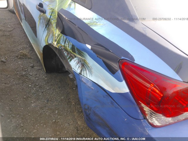 1G1PA5SG6E7373120 - 2014 CHEVROLET CRUZE LS BLUE photo 6