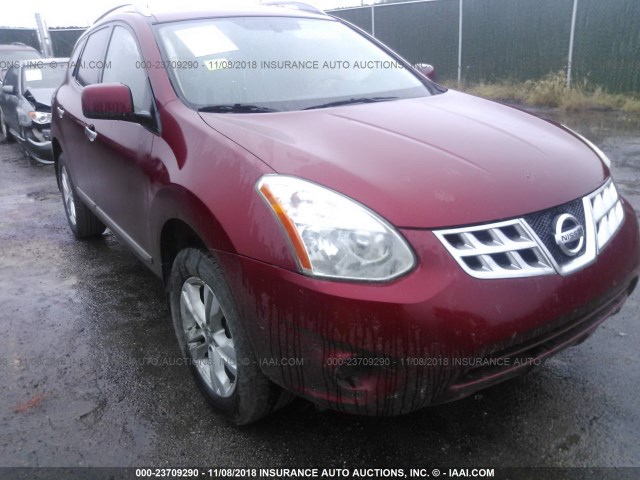 JN8AS5MT4CW280656 - 2012 NISSAN ROGUE S/SV MAROON photo 1