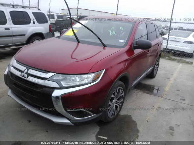 JA4AD2A37HZ017361 - 2017 MITSUBISHI OUTLANDER ES 红色 照片 2