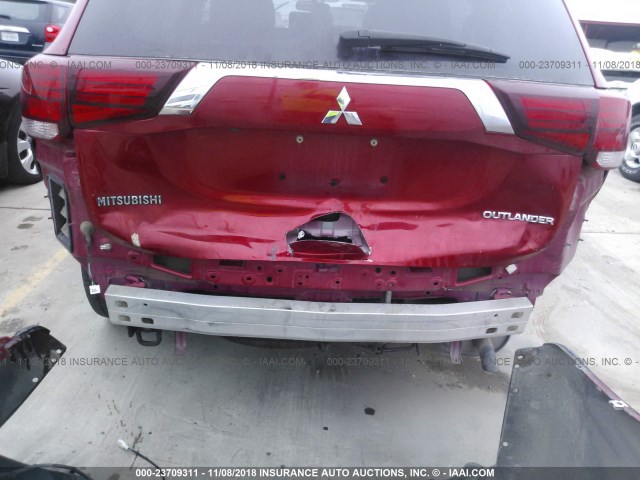 JA4AD2A37HZ017361 - 2017 MITSUBISHI OUTLANDER ES 红色 照片 6