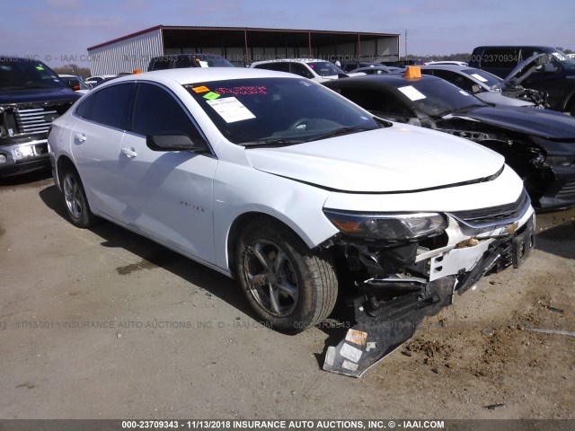 1G1ZB5STXHF136319 - 2017 CHEVROLET MALIBU LS 白色 照片 1