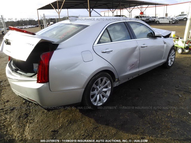 1G6AA5RX0H0200583 - 2017 CADILLAC ATS SILVER photo 4