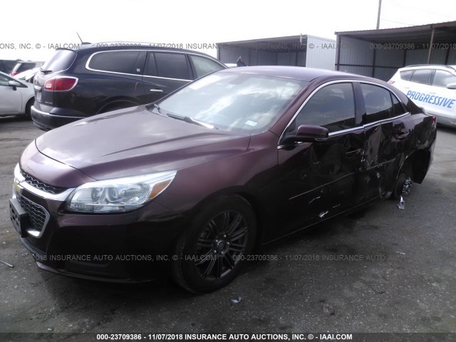 1G11C5SL5FF279962 - 2015 CHEVROLET MALIBU 1LT 勃艮第红 照片 2