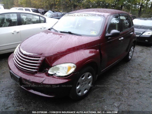 3A4FY48B47T518703 - 2007 CHRYSLER PT CRUISER RED photo 2