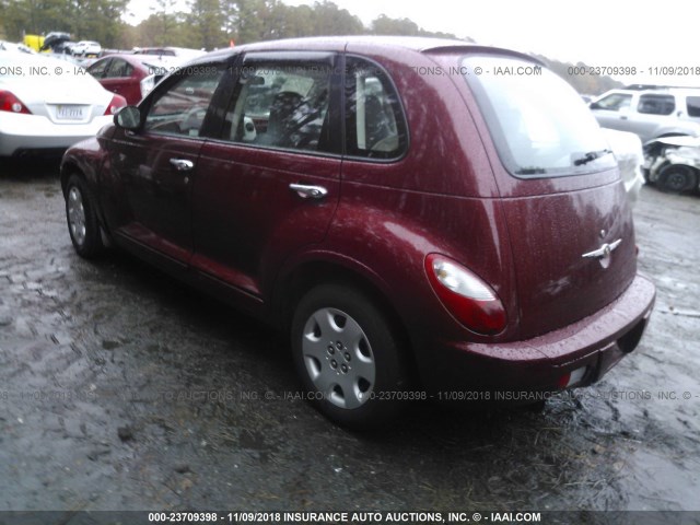 3A4FY48B47T518703 - 2007 CHRYSLER PT CRUISER RED photo 3