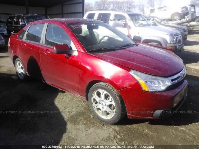 1FAHP36N59W229440 - 2009 FORD FOCUS SES RED photo 1