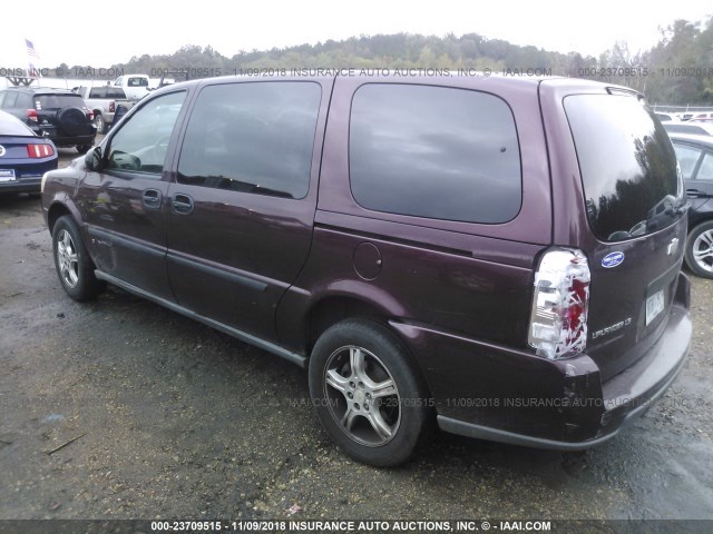 1GNDV23108D129841 - 2008 CHEVROLET UPLANDER LS MAROON photo 3