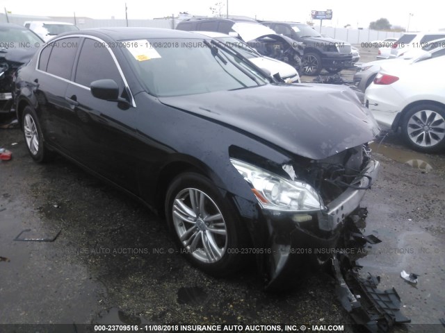 JN1CV6ARXDM765409 - 2013 INFINITI G37 BLACK photo 1