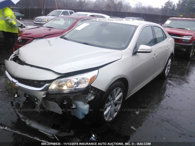 1G11F5SL4FF322730 - 2015 CHEVROLET MALIBU Champagne photo 2