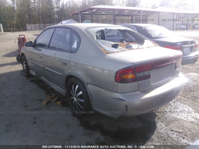 4S3BE6566Y6212436 - 2000 SUBARU LEGACY GT LIMITED GOLD photo 3