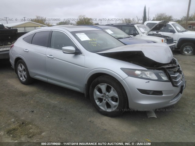 5J6TF2H5XAL009161 - 2010 HONDA ACCORD CROSSTOUR EXL SILVER photo 1