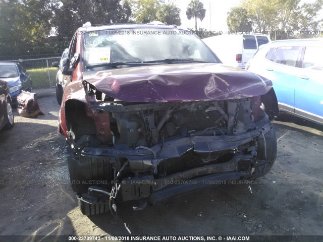 5N1BA0ND0AN615293 - 2010 NISSAN ARMADA SE/TITANIUM/PLATINUM MAROON photo 6