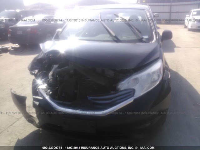 3N1CE2CP0EL377038 - 2014 NISSAN VERSA NOTE S/S PLUS/SV/SL BLACK photo 6