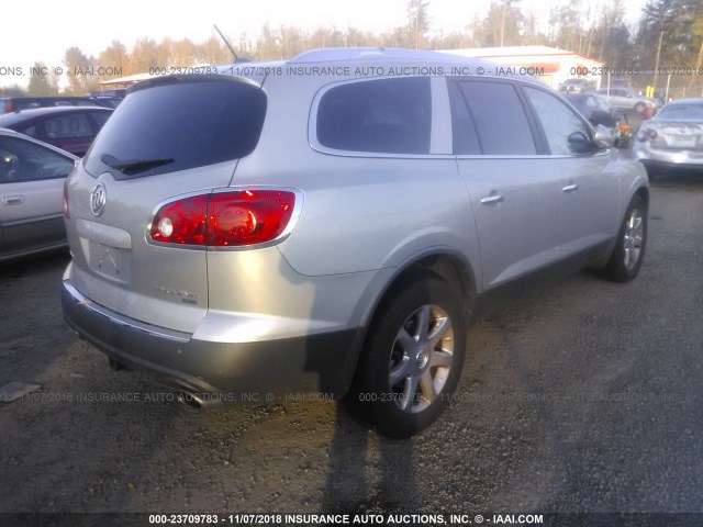 5GAEV23798J113299 - 2008 BUICK ENCLAVE CXL SILVER photo 4