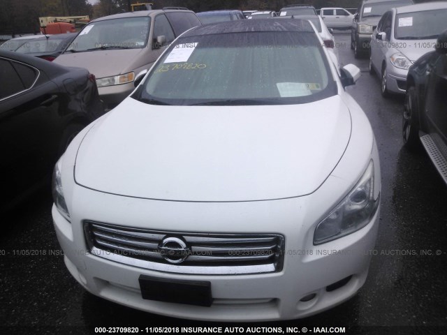 1N4AA5APXCC825448 - 2012 NISSAN MAXIMA S/SV WHITE photo 6