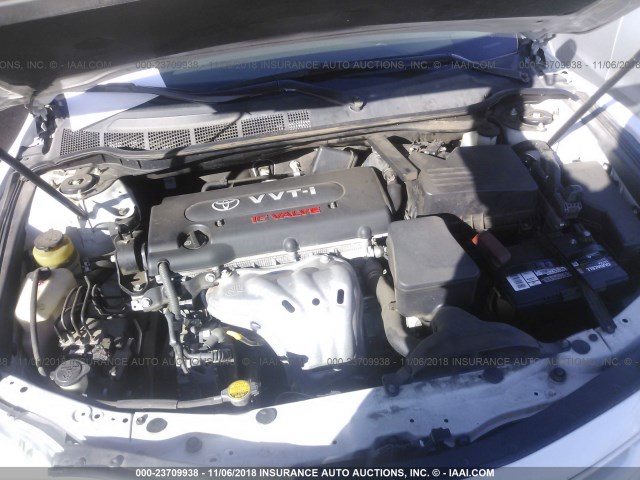 4T1BE46K87U649540 - 2007 TOYOTA CAMRY NEW GENERAT CE/LE/XLE/SE WHITE photo 10