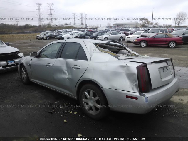 1G6DW677950126308 - 2005 CADILLAC STS SILVER photo 3