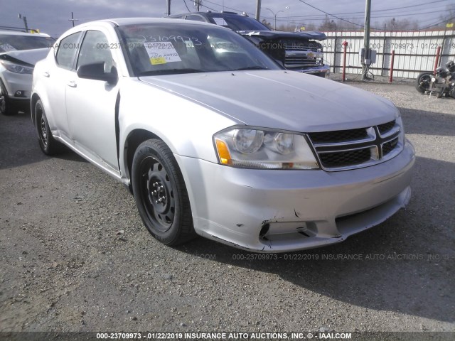 1C3CDZABXCN265204 - 2012 DODGE AVENGER SE SILVER photo 6