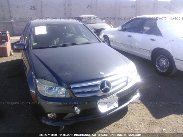 WDDGF5EB6AR122000 - 2010 MERCEDES-BENZ C GRAY photo 6