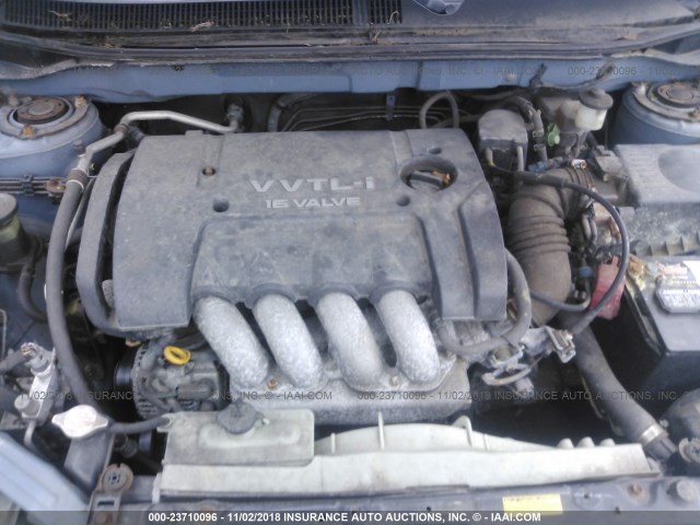 2T1KY32E93C084213 - 2003 TOYOTA COROLLA MATRIX XRS Light Blue photo 10