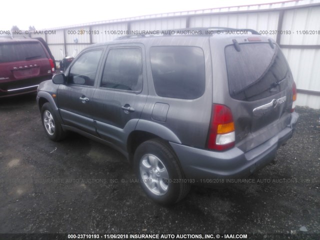 4F2YU08142KM30822 - 2002 MAZDA TRIBUTE LX/ES GRAY photo 3