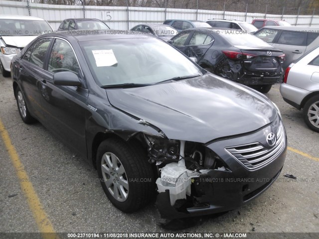 JTNBB46K773003985 - 2007 TOYOTA CAMRY NEW GENERATION HYBRID GRAY photo 1